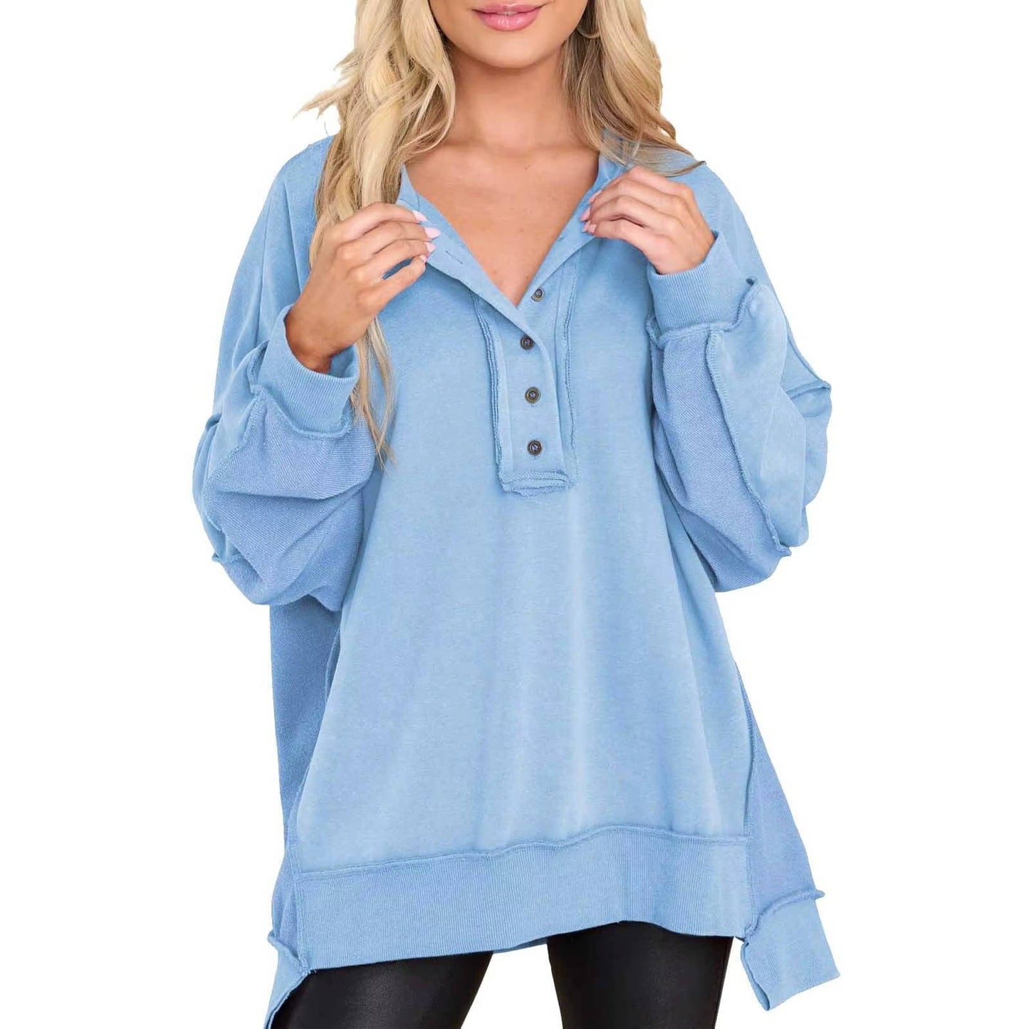 Sable Women's Oversized Sweatshirt - full-length view