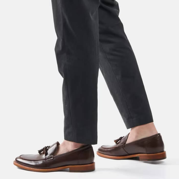 Yves Men's Loafers - fabric and finish detail