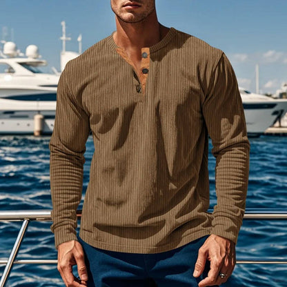 Elias Men's Sweater - close-up detail