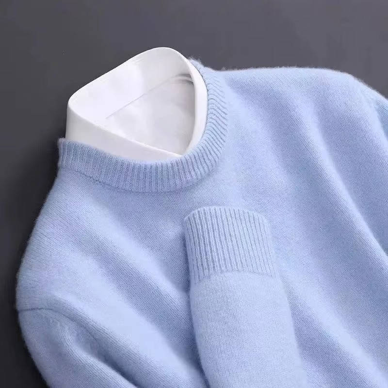 Ulric Men's Sweater - fabric and finish detail