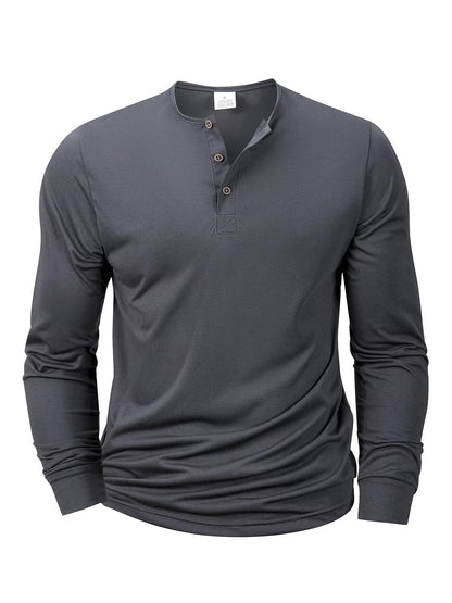 Ambrose Men's Sleeve Henley - shown in use