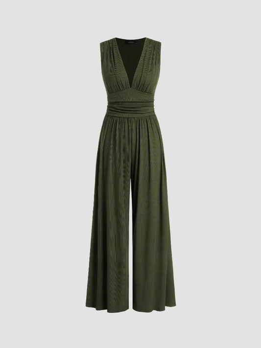 Eloise Women's Wide Leg Jumpsuit - styled view