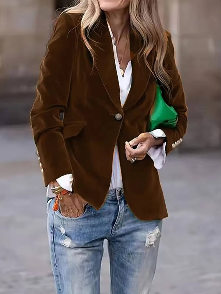 Cosima Women's Blazer - close-up detail
