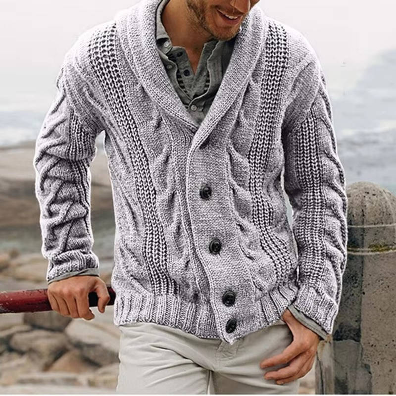 Fabian Men's Cardigan - front view