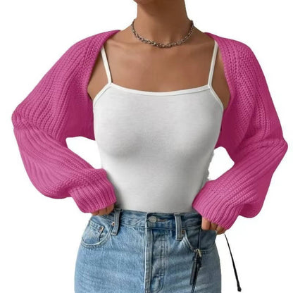 Liana Women's Ribbed Knit Cardigan - front view