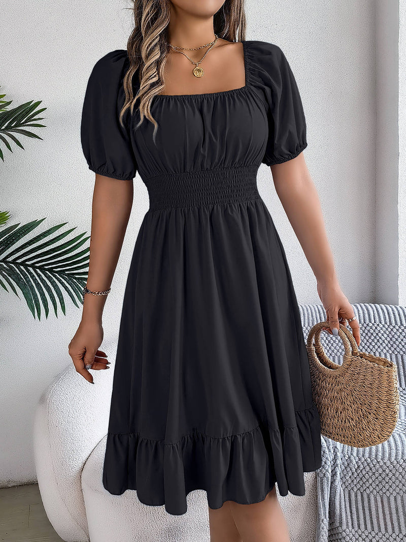 Edith Women's Dress - fabric and finish detail