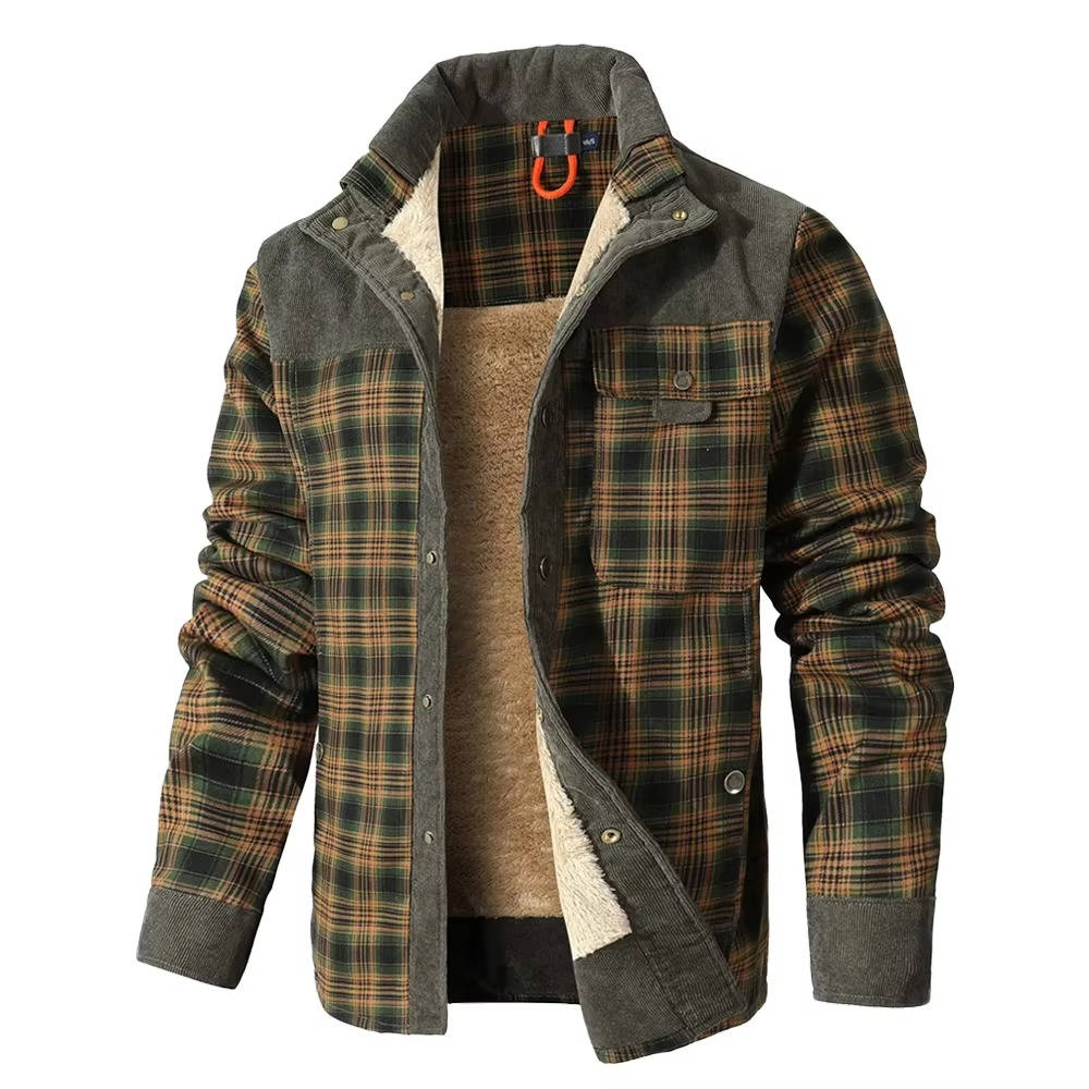Ulric Men's Plaid Jacket - full-length view