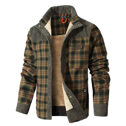 Ulric Men's Plaid Jacket - full-length view