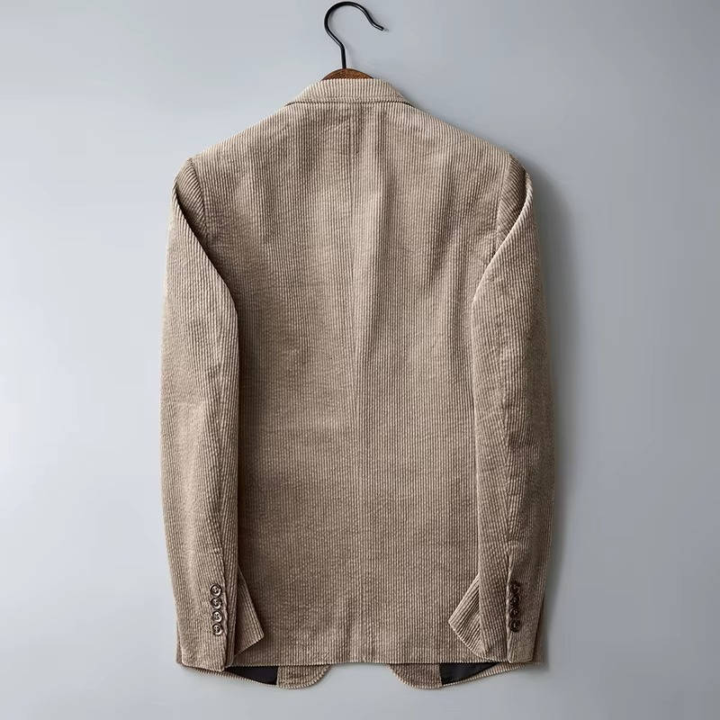 Zane Men's Blazer - fabric and finish detail