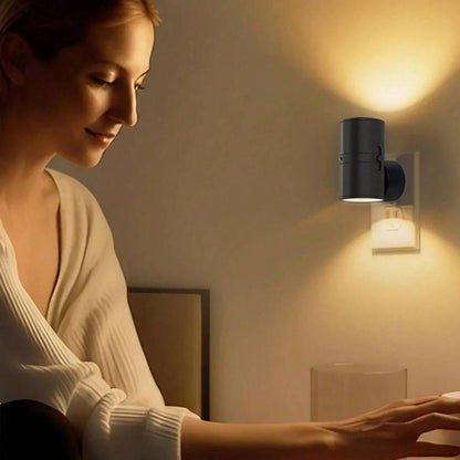 Cedar LED Night Light - fabric and finish detail
