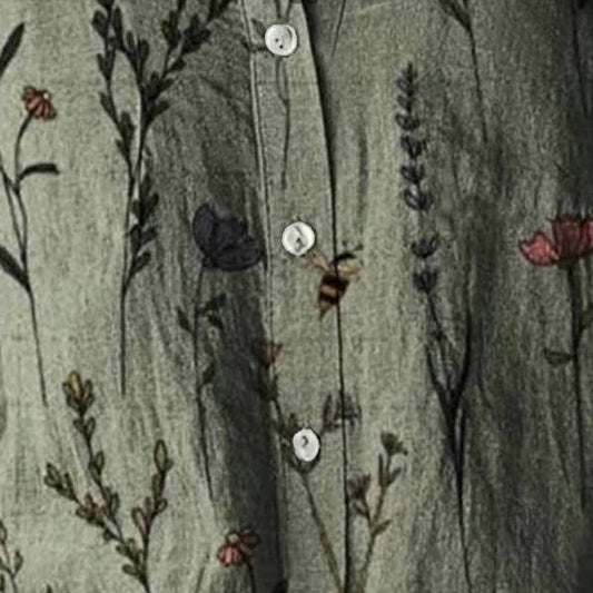 June Women's Floral Blouse - styled view