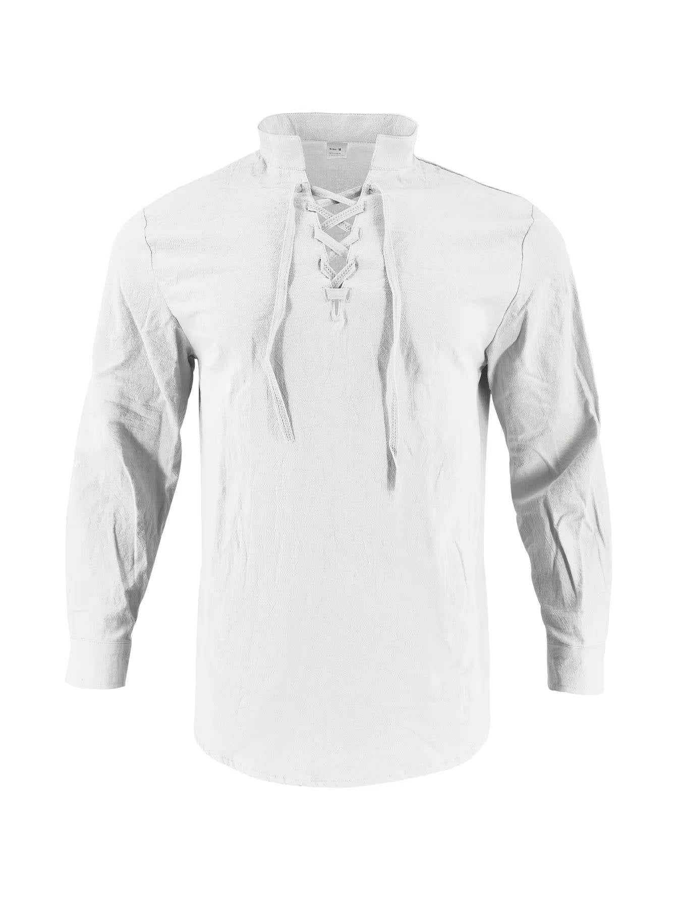 Xavier Men's Linen Shirt - back view