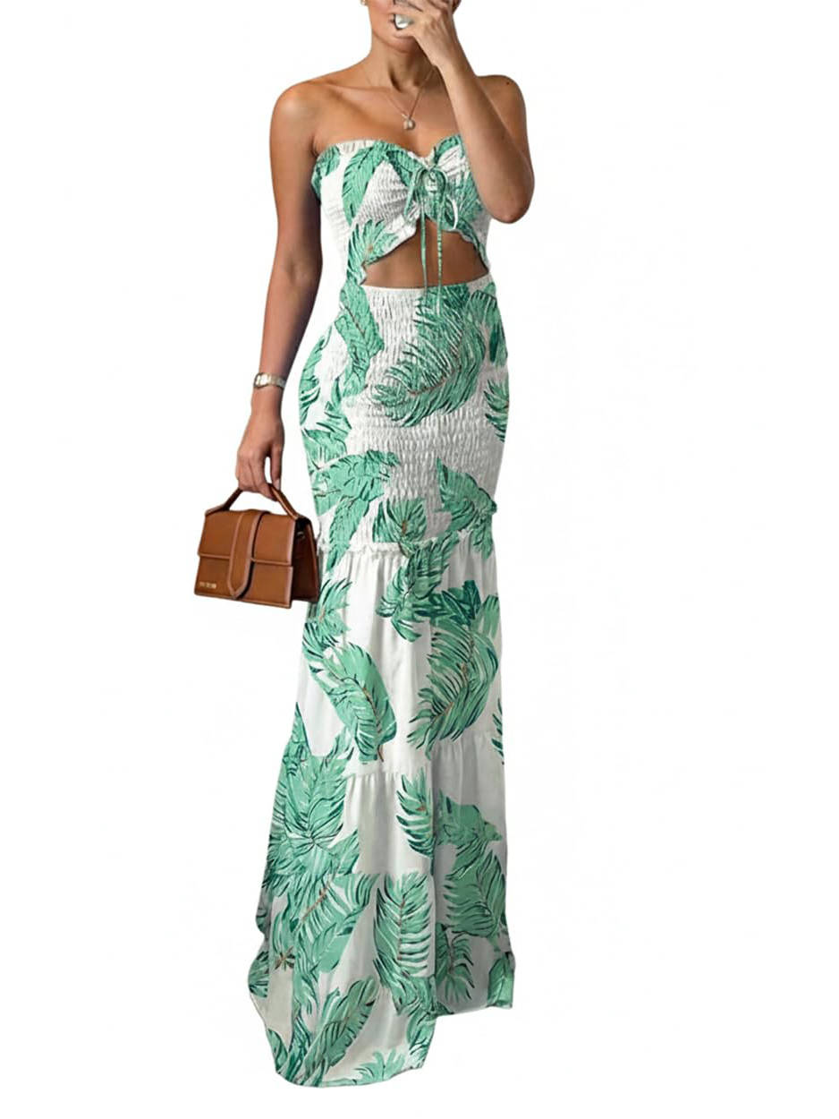 Perla Women's Printed Dress - shown in use