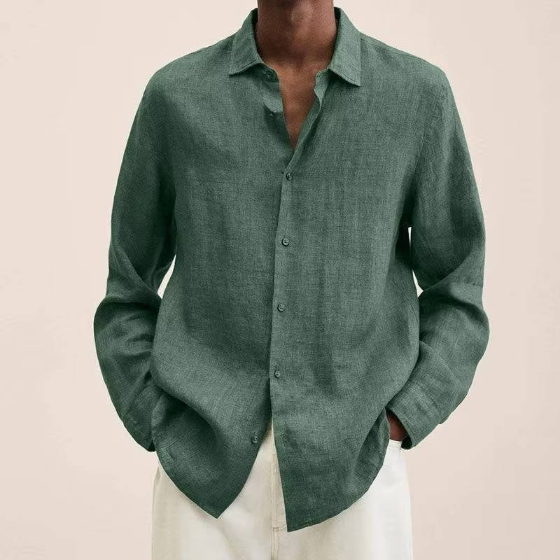 Sawyer Men's Linen Shirt | Long Sleeve