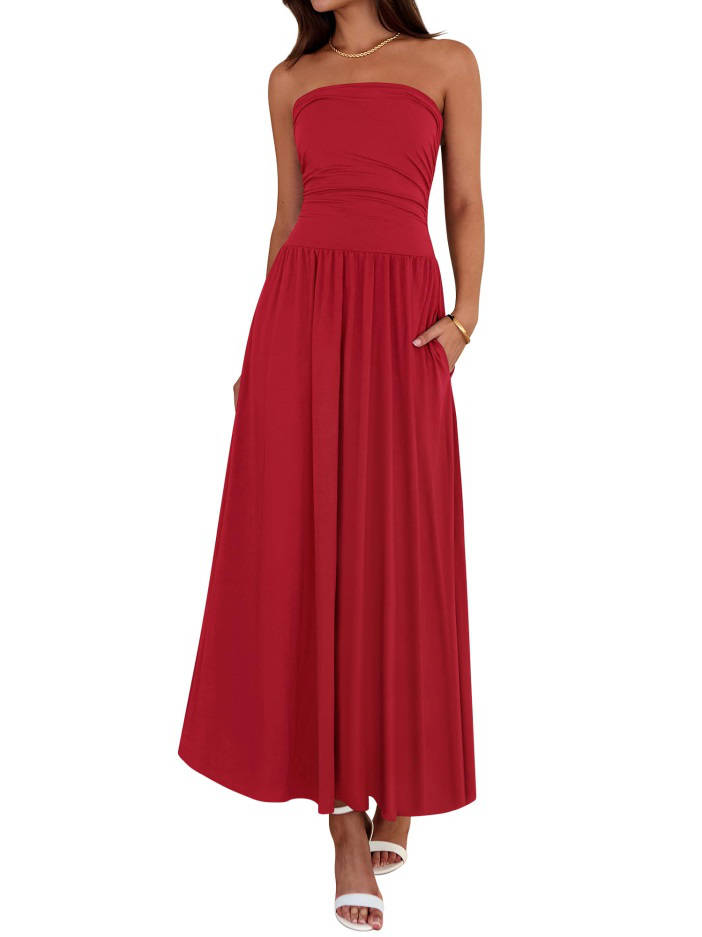 Quinn Women's Maxi Dress - flat lay