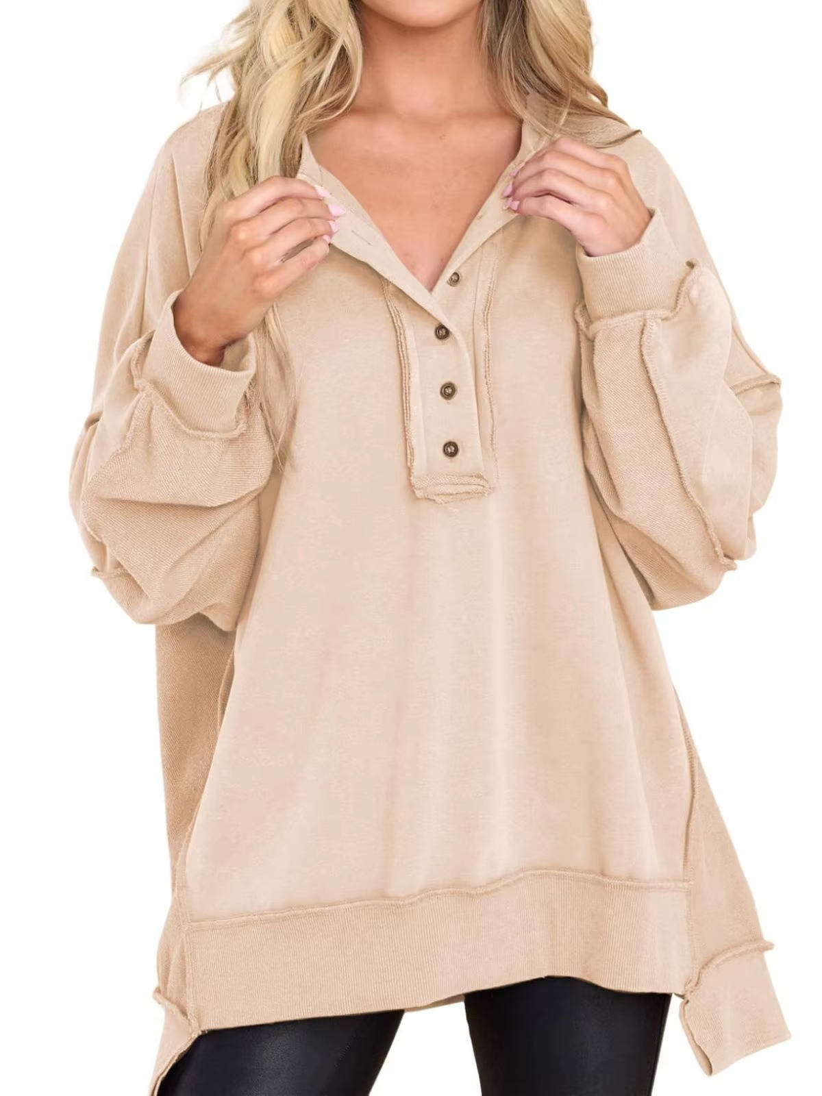 Sable Women's Oversized Sweatshirt - shown in use