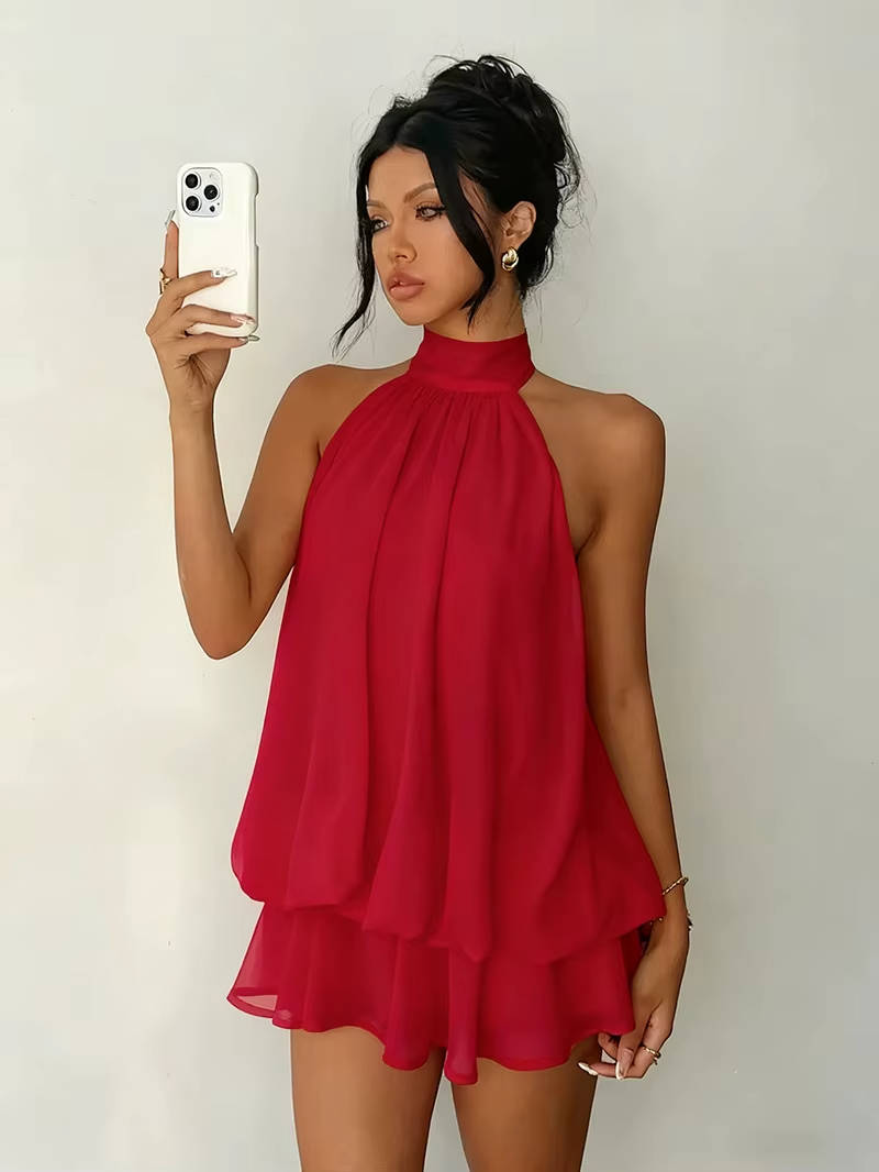 Giselle Women's Mini Dress - fabric and finish detail