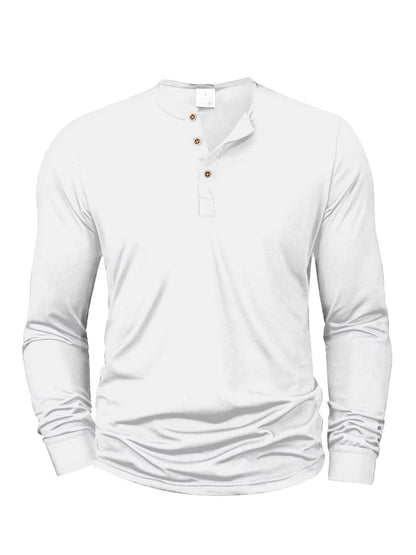 Ambrose Men's Sleeve Henley - styled view