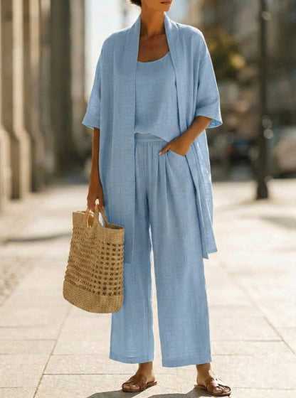 Ulla Women's Wide Leg Cardigan - back view