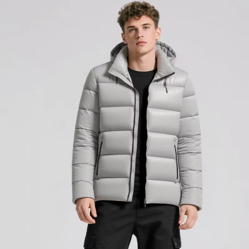 Isaac Men's Puffer Jacket - styled view