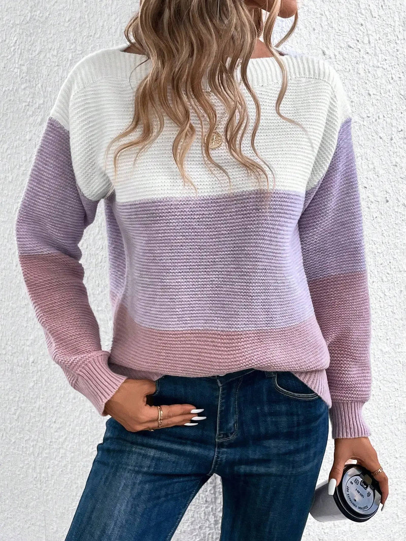 Cosima Women's Sweater | Brown, Green