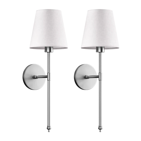 Kestrel LED Wall Sconce - fabric and finish detail