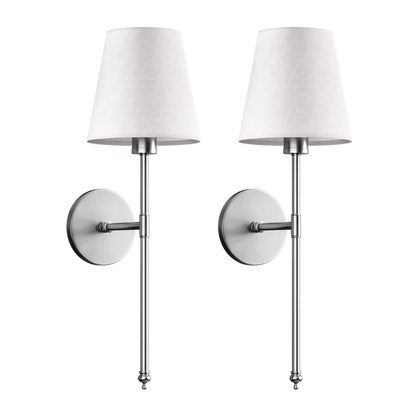 Kestrel LED Wall Sconce - fabric and finish detail