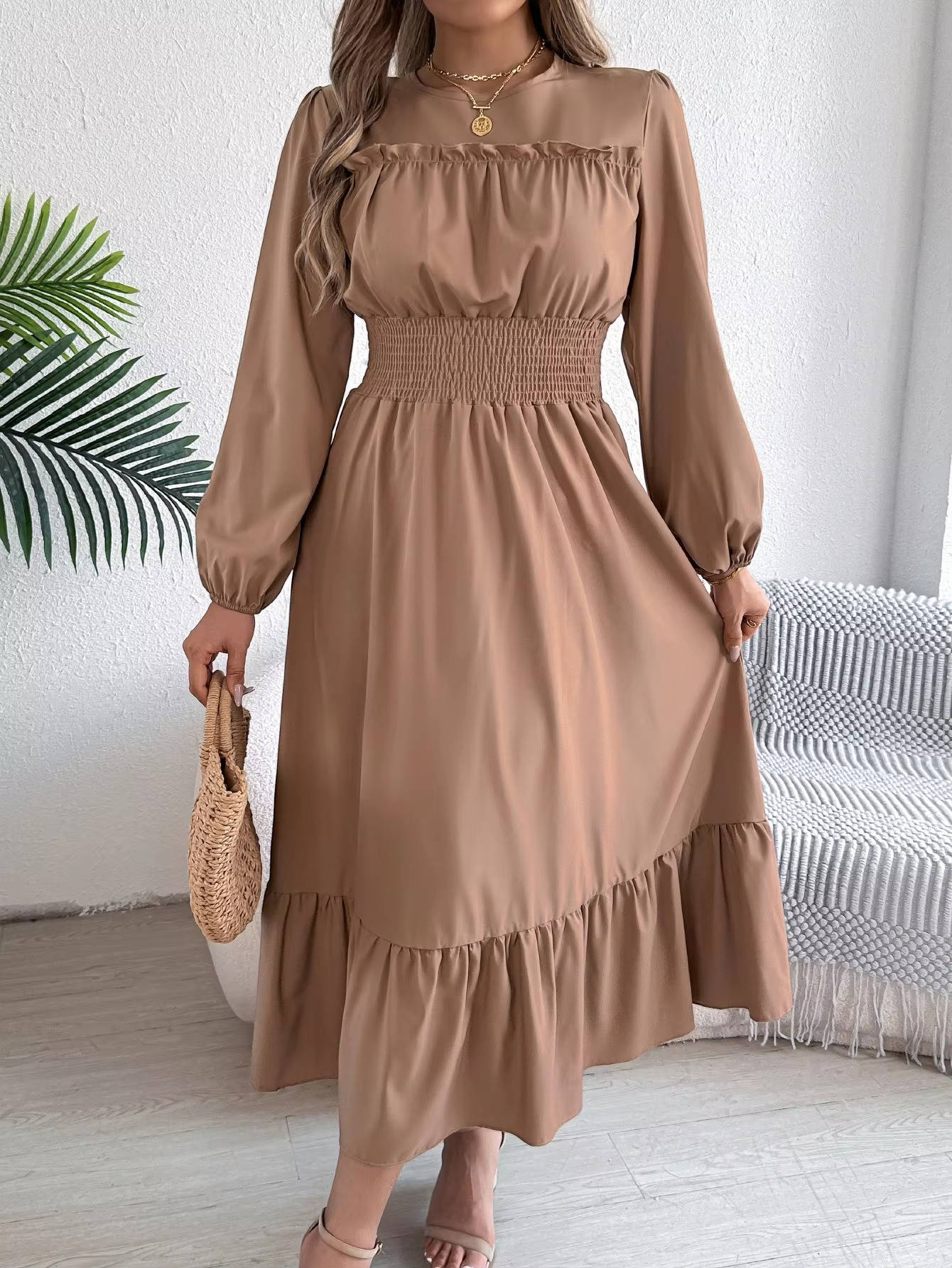 Faye Women's Midi Dress - close-up detail