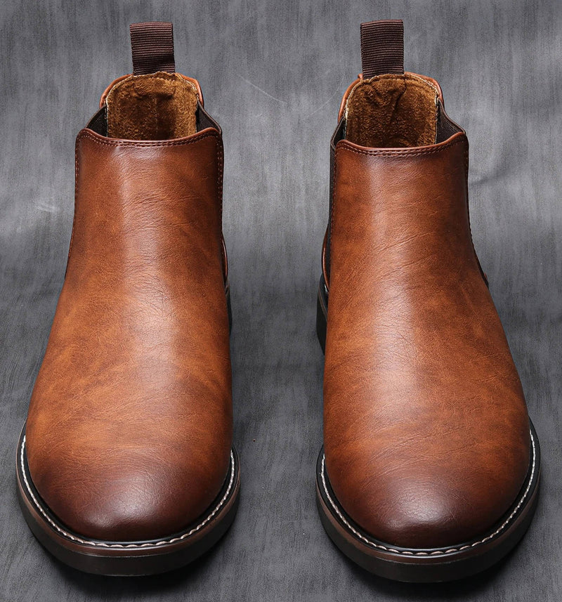 Orson Men's Chelsea Boots - fabric and finish detail