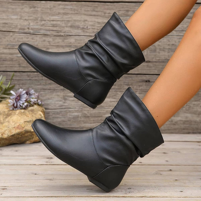 Liana Women's Ankle Boots - styled view