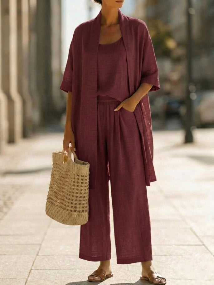 Ulla Women's Wide Leg Cardigan - close-up detail
