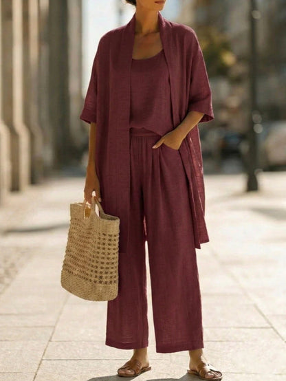 Ulla Women's Wide Leg Cardigan - close-up detail
