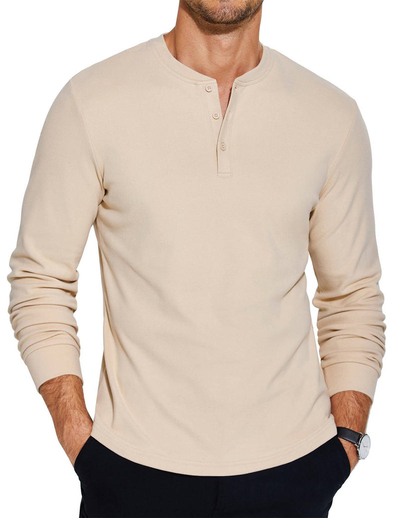 Lachlan Men's Sweater | Long Sleeve, Button