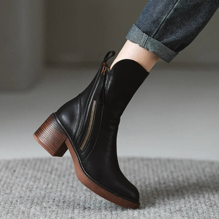 Ruby Women's Ankle Boots - shown in use