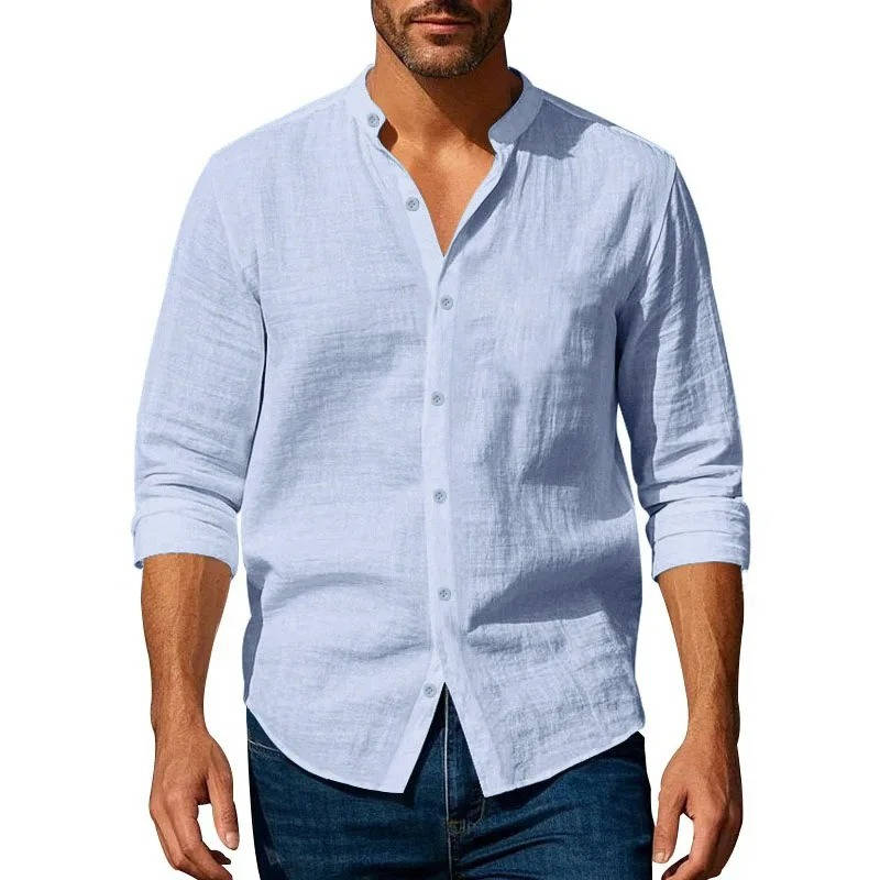 Owen Men's Linen Shirt - back view