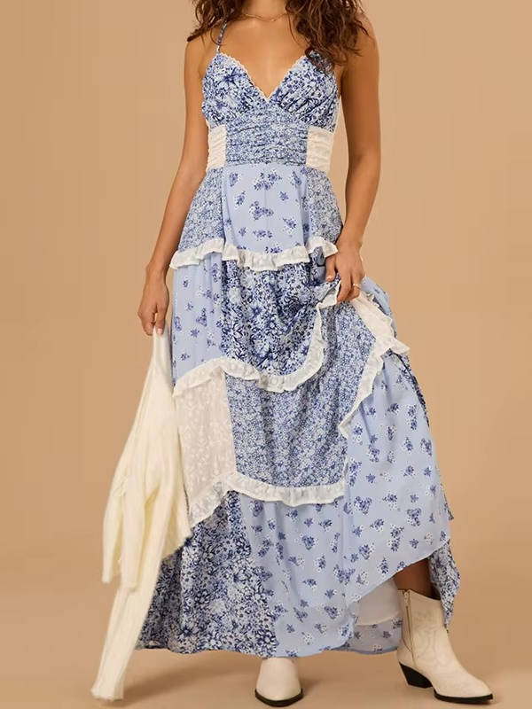 Ivy Women's Floral Dress - full-length view