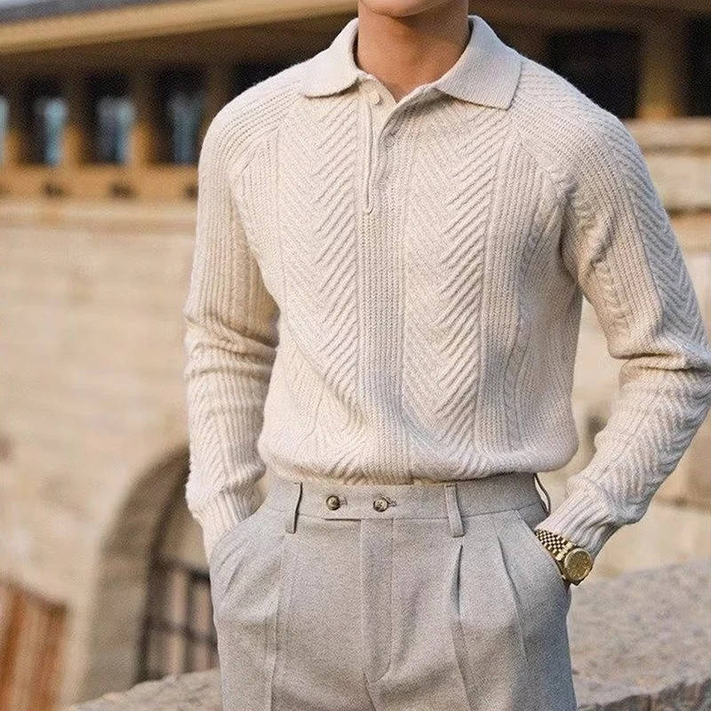 Isaac Men's Sweater | Black, Grey