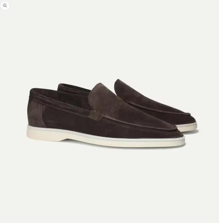 Elias Men's Suede Loafers - front view