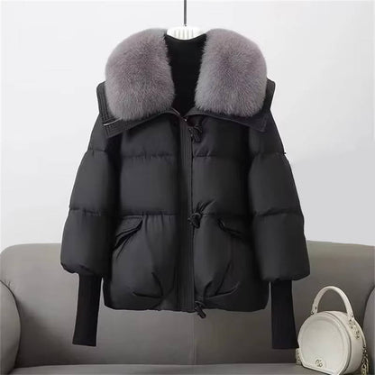 Bijou Women's Puffer Jacket - styled view