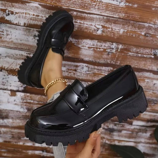 Imogen Women's Platform Loafers - styled view