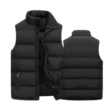 Dorian Men's Puffer Jacket - fabric and finish detail