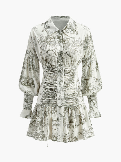 Ottilie Women's Floral Dress - front view