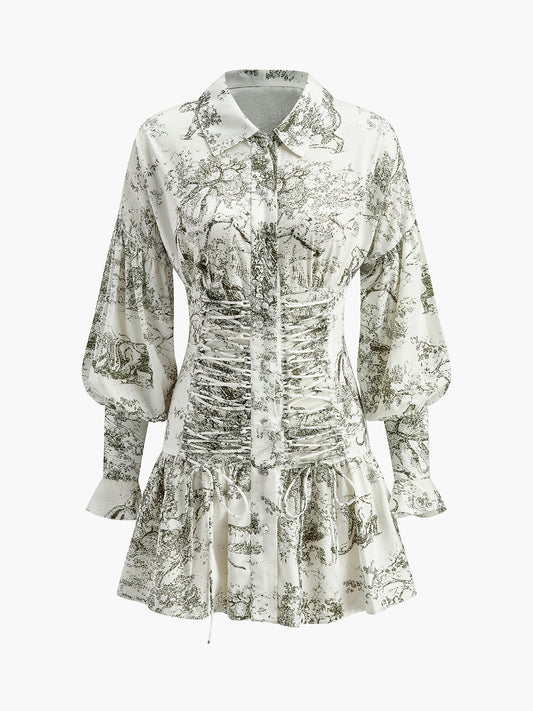 Ottilie Women's Floral Dress - front view