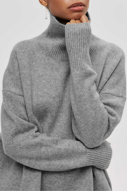 Willa Women's Oversized Sweater - close-up detail