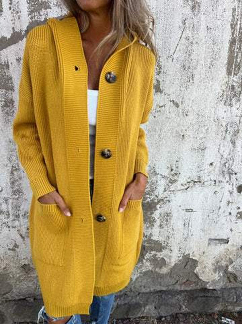 Rowan Women's Cardigan - fabric and finish detail
