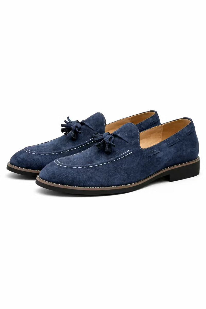 Otis Men's Suede Loafers - full-length view