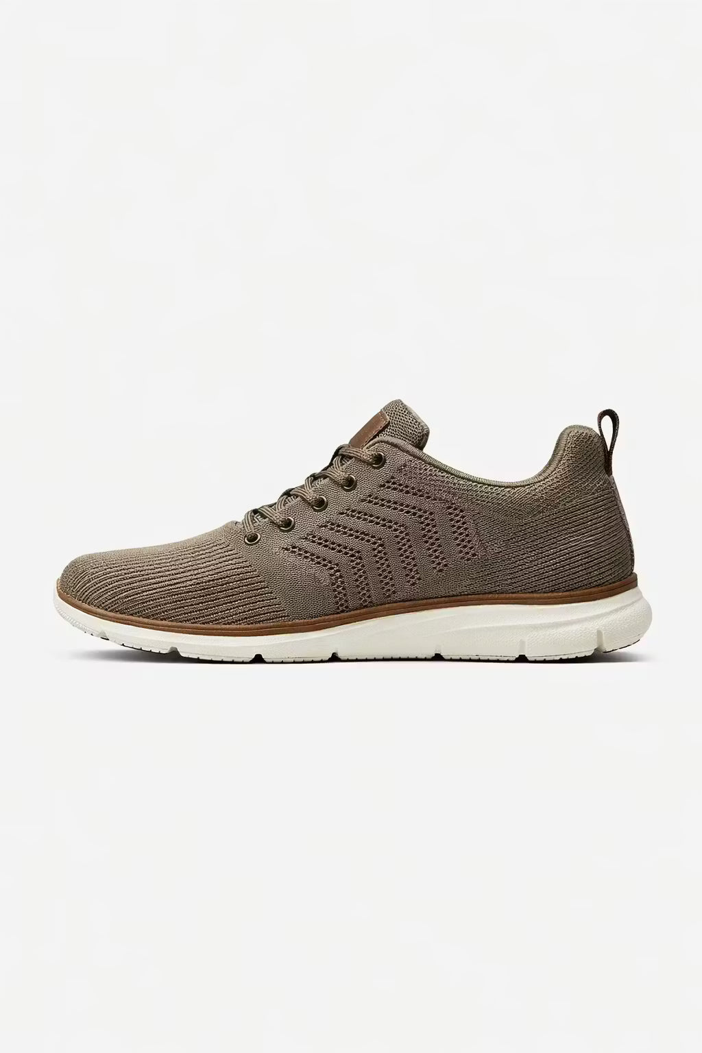 Barnaby Men's Ribbed Knit Sneakers - front view