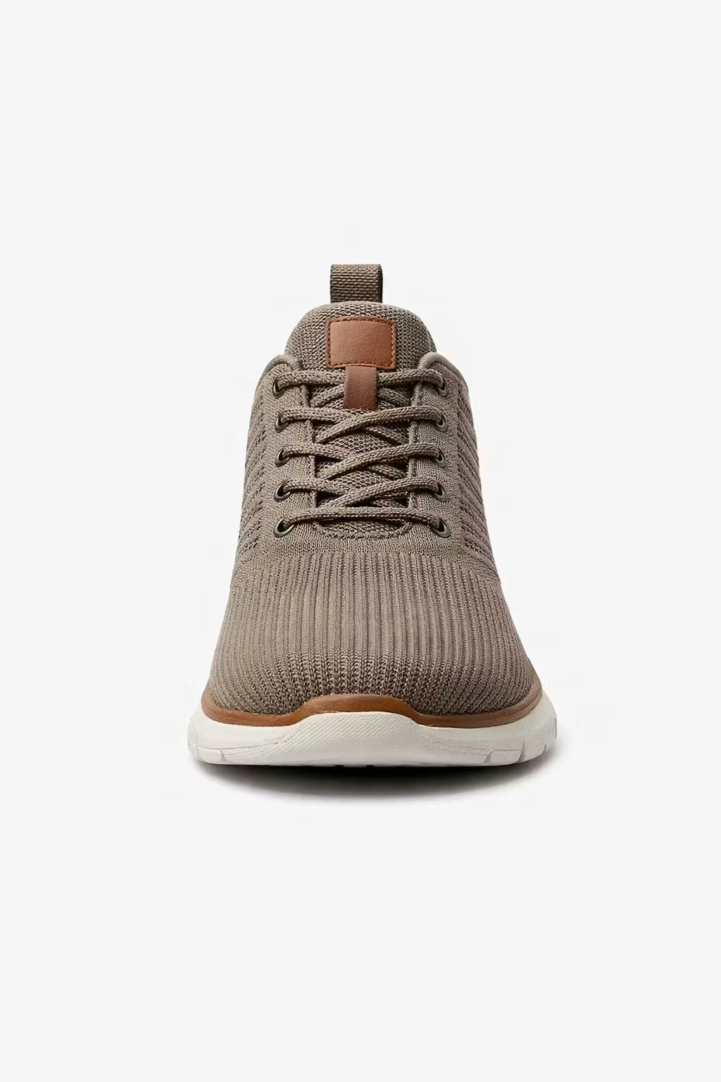 Barnaby Men's Ribbed Knit Sneakers - flat lay
