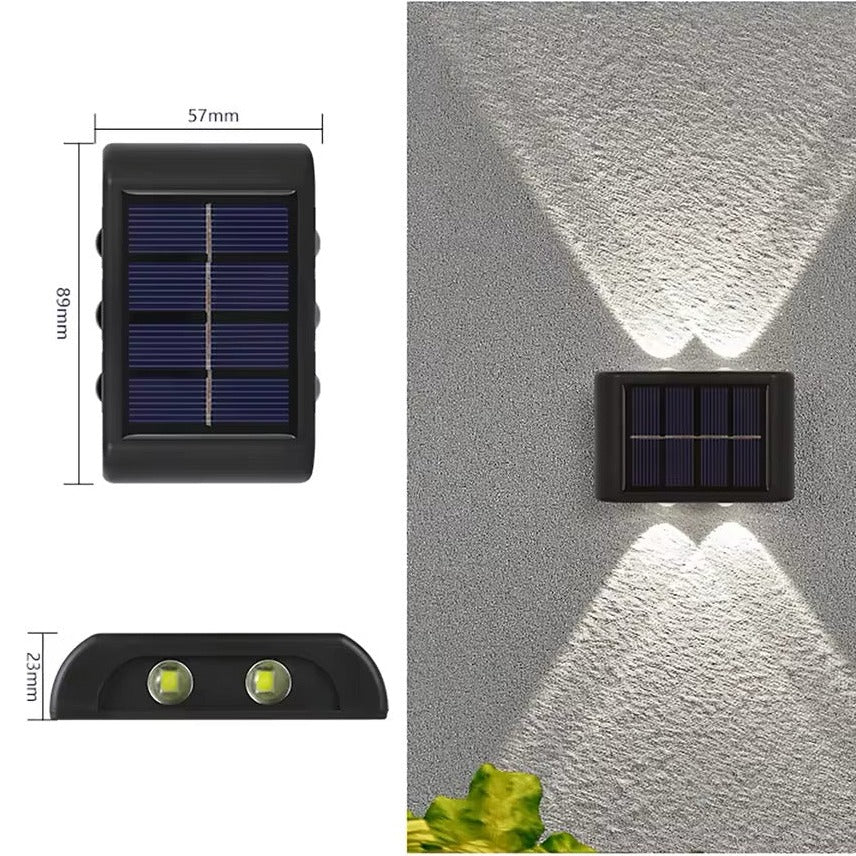 Willow Solar Wall Sconce - fabric and finish detail