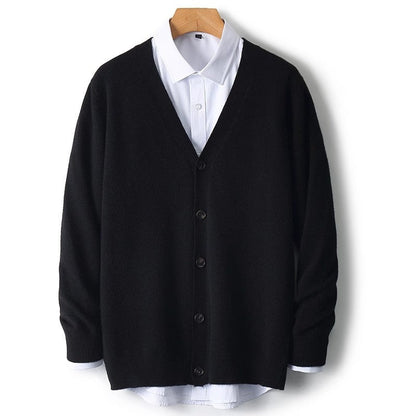 Jasper Men's Cardigan - flat lay